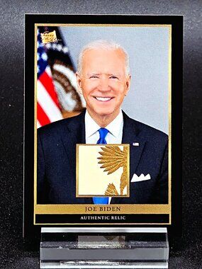 Authentic Joe Biden from the Desk of the President Relic Card Rare